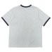 画像3: BARNS OUTFITTERS (バーンズアウトフィッターズ) Ringer Print Tee Shirt（リンガープリントTシャツ）”GARPEFLUITE＂/ White(ホワイト)・Grey (グレー)