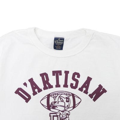 画像6: STUDIO D'ARTISAN(ステュディオ・ダ・ルチザン)USAコットンプリントTシャツ / White(ホワイト)・Yellow(イエロー)