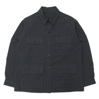 KAPTAIN SUNSHINE（キャプテンサンシャイン）Safari Shirt Jacket（サファリシャツジャケット）/ Navy Black （ネイビーブラック）
