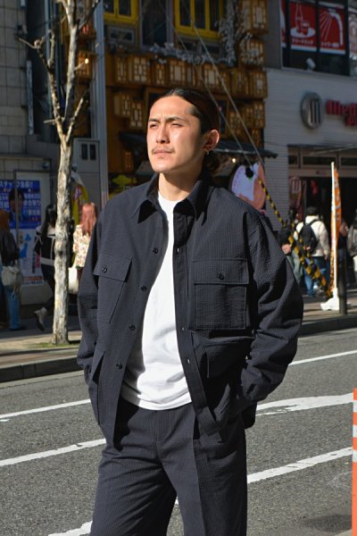 画像8: 【PointUp10%11/10迄】KAPTAIN SUNSHINE(キャプテンサンシャイン)Safari Shirt Jacket(サファリシャツジャケット)/ Golden Ecru(ゴールデンエクリュ)