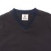 画像3: BARBARIAN（バーバリアン）Light Weight V-Neck Shirt S/S（ライトウェイト VネックシャツS/S） ”Tiger Stripes" / Brown×Navy（ブラウン×ネイビー）