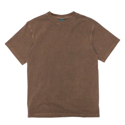 画像1: Good On（グッドオン）Short Sleeve Crew Neck Tee（ショートスリーブクルーネックTシャツ）"Pigment Dye" / Brown（ブラウン）