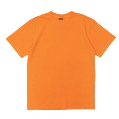 画像1: Good On（グッドオン）Short Sleeve Crew Neck Tee（ショートスリーブクルーネックTシャツ）"Pigment Dye" / Orange（オレンジ）
