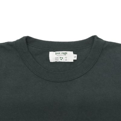 画像3: free rage（フリーレイジ）リサイクルコットンプリントTee"Free Rage / Sumi（スミクロ）
