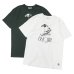 画像1: free rage（フリーレイジ）リサイクルコットンプリントTee / White（ホワイト）・Sumi（スミクロ） (1)