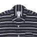 画像3: Post O'Alls（ポストオーバーオールズ）No,1 Shirt S/S（No,1シャツ S/S）"Holizontal Stripe" / Navy（ネイビー）