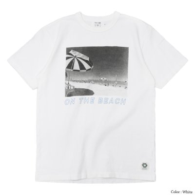 画像6: free rage(フリーレイジ)リサイクルコットンプリントTee"ON THE BEACH" / White(ホワイト)・Sumi(スミクロ)