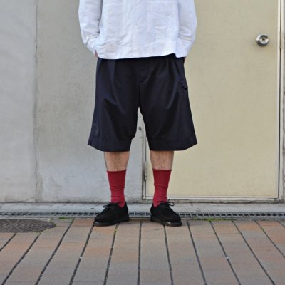 画像8: 【PointUp10%11/10迄】ENGINEERED GARMENTS(エンジニアードガーメンツ)Gurkha Short(グルカショーツ)"Hight Count Twill" / Dk,Navy(ダークネイビー)