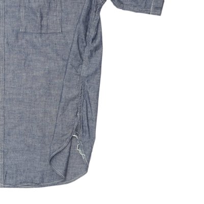 画像5: Post O'Alls（ポストオーバーオールズ）No,6 Shirt S/S（No,6 シャツ S/S）"Classic Chambray" / Indigo（インディゴ）