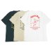 画像1: free rage（フリーレイジ）リサイクルコットンプリントTee / SUMI（スミクロ）・Sand（サンド）・White（ホワイト） (1)