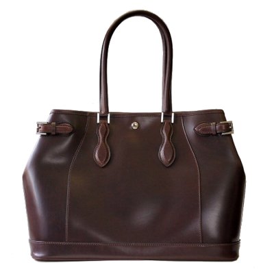 画像1: WILD SWANS（ワイルドスワンズ）Drucker（ドラッカー）トートバッグ"サドルプルアップ"/Choco（チョコ）