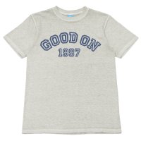 Good On（グッドオン）Logo Print Short Sleeve Crew Neck Tee（ロゴプリントショートスリーブクルーネックTシャツ）"GOOD ON 1997"/Ash（アッシュグレー）