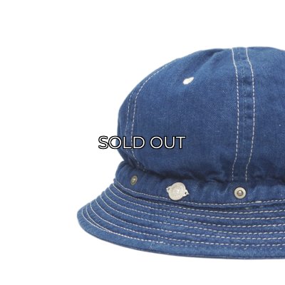 画像2: DECHO（デコー）STANDARD KOME HAT（スタンダードコメハット）COTTON LINEN DENIM/S.Blue（S.ブルー）