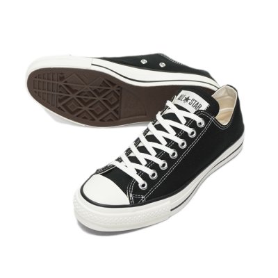 画像3: CONVERSE(コンバース)CANVAS ALL STAR J OX(キャンバスオールスターJ OX)/ Black(ブラック)