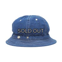 DECHO（デコー）STANDARD KOME HAT（スタンダードコメハット）COTTON LINEN DENIM/S.Blue（S.ブルー）