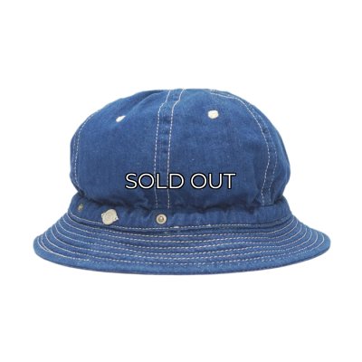 画像1: DECHO（デコー）STANDARD KOME HAT（スタンダードコメハット）COTTON LINEN DENIM/S.Blue（S.ブルー）