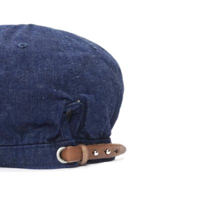画像2: DECHO（デコー）STANDARD KOME CAP（スタンダードコメキャップ）10oz DENIM/Indigo（インディゴ）