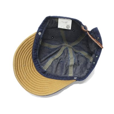 画像4: DECHO（デコー）STANDARD KOME CAP（スタンダードコメキャップ）10oz DENIM/Indigo（インディゴ）