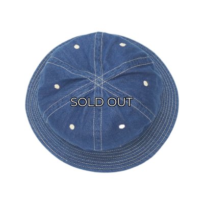画像3: DECHO（デコー）STANDARD KOME HAT（スタンダードコメハット）COTTON LINEN DENIM/S.Blue（S.ブルー）
