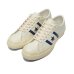 画像2: CONVERSE（コンバース）STAR&BARS（スター&バーズ）US LEATHER/Off White×Blue（オフホワイト×ブルー） (2)
