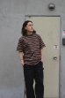 画像7: BARBARIAN（バーバリアン）Light Weight Crew Neck Shirt S/S（ライトウェイトクルーネックシャツS/S） ”Bcrs Stripes Repeat" / Moss×Harvard×V,Gold×Brown（グレー×グラファイト）