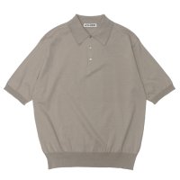 KAPTAIN SUNSHINE（キャプテンサンシャイン）Cotton Knit Polo Shirt（コットンニットポロシャツ）/ Taupe（トープ）