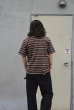 画像8: BARBARIAN（バーバリアン）Light Weight Crew Neck Shirt S/S（ライトウェイトクルーネックシャツS/S） ”Bcrs Stripes Repeat" / Moss×Harvard×V,Gold×Brown（グレー×グラファイト）