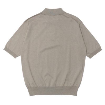 画像2: KAPTAIN SUNSHINE（キャプテンサンシャイン）Cotton Knit Polo Shirt（コットンニットポロシャツ）/ Taupe（トープ）