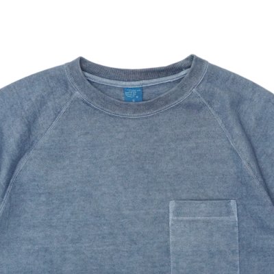 画像3: Good On（グッドオン）Short Sleeve Heavy Raglan Pocket Tee（ショートスリーブヘビーラグランポケットTシャツ）"Pigment Dye"/ Ajisai（アジサイ）