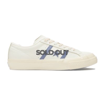 画像1: CONVERSE（コンバース）STAR&BARS（スター&バーズ）"US LEATHER" / Off White×Blue（オフホワイト×ブルー）