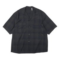 KAPTAIN SUNSHINE（キャプテンサンシャイン）Open Collar SS Shirt（オープンカラーSSシャツ）/ Dark Ombre（ダークオンブレ）