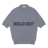＜30%OFF＞KAPTAIN SUNSHINE（キャプテンサンシャイン）Cotton Knit Polo Shirt（コットンニットポロシャツ）/ Navy（ネイビー）