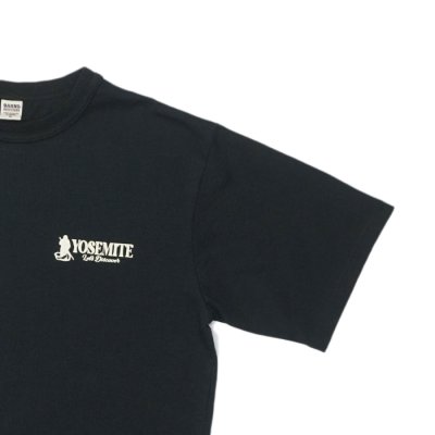 画像4: BARNS OUTFITTERS (バーンズアウトフィッターズ) Tough Neck S/S Print T-Shirt (タフネックプリントTシャツ) "YOSEMITE" / Black(ブラック)