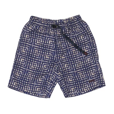 画像1: GRAMICCI（グラミチ）NYLON PACKABLE G-SHORT（ナイロンパッカブルGショーツ）"Resycle Nylon" / Batik Navy（バティックネイビー）