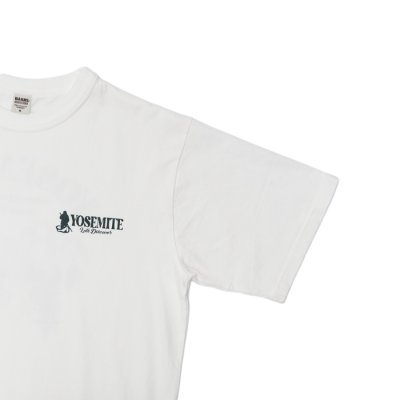 画像4: BARNS OUTFITTERS (バーンズアウトフィッターズ) Tough Neck S/S Print T-Shirt (タフネックプリントTシャツ) "YOSEMITE" / White(ホワイト)