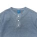 画像3: Good On（グッドオン）Short Sleeve Henley Neck Tee（ショートスリーブヘンリーネックTシャツ）"Pigment Dye" / Ajisai（アジサイ）
