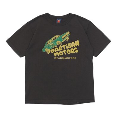 画像4: STUDIO D'ARTISAN(ステュディオ・ダ・ルチザン)吊り編みプリントTシャツ "DARTISAN MOTORS" / White(ホワイト)・Black(ブラック)