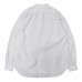 画像2: F.O.B FACTORY（エフオービーファクトリー）BAND COLLAR SHIRT（バンドカラーシャツ）"STRIPE" / White（ホワイト） (2)