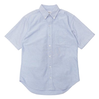 画像1: SERO（セロ）Short Sleeve  B.D Shirt（ショートスリーブボタンダウンシャツ）"OxFord" / Blue（ブルー）