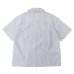 画像2: SERO（セロ）Short Sleeve Open Collar Shirt（ショートスリーブオープンカラーシャツ）"Seersucker" / Blue（ブルー） (2)