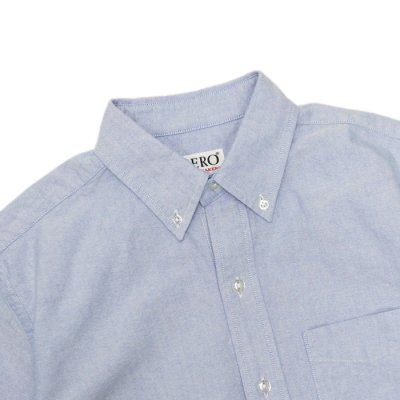 画像3: SERO(セロ)Short Sleeve  B.D Shirt(ショートスリーブボタンダウンシャツ)"OxFord" / Blue(ブルー)
