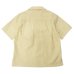 画像2: SERO（セロ）Short Sleeve Open Collar Shirt（ショートスリーブオープンカラーシャツ）"Seersucker" / Yellow（イエロー） (2)