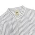 画像3: F.O.B FACTORY（エフオービーファクトリー）BAND COLLAR SHIRT（バンドカラーシャツ）"STRIPE" / White（ホワイト）
