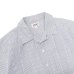 画像3: SERO（セロ）Short Sleeve Open Collar Shirt（ショートスリーブオープンカラーシャツ）"Seersucker" / Blue（ブルー）