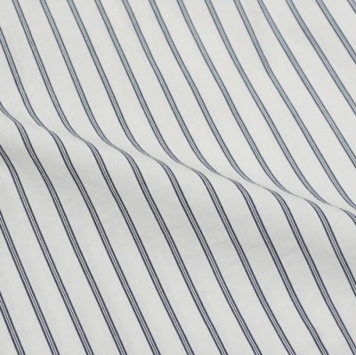 画像6: F.O.B FACTORY(エフオービーファクトリー)BAND COLLAR SHIRT(バンドカラーシャツ)"STRIPE" / White(ホワイト)