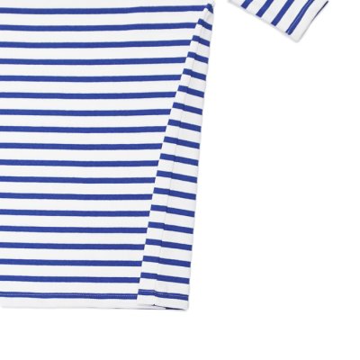 画像5: SAINT JAMES(セントジェームス)OUESSANT SHORT SLEEVE(ウエッソンショートスリーブ)”BORDER" / NEIGE×GITANE(ホワイト×ロイヤルブルー)