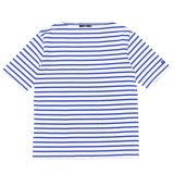 SAINT JAMES（セントジェームス）OUESSANT SHORT SLEEVE（ウエッソンショートスリーブ）/ NEIGE×GITANE（ホワイト×ロイヤルブルー）