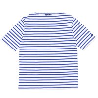 SAINT JAMES（セントジェームス）OUESSANT SHORT SLEEVE（ウエッソンショートスリーブ）/ NEIGE×GITANE（ホワイト×ロイヤルブルー）