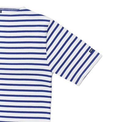 画像4: SAINT JAMES(セントジェームス)OUESSANT SHORT SLEEVE(ウエッソンショートスリーブ)”BORDER" / NEIGE×GITANE(ホワイト×ロイヤルブルー)