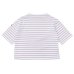 画像2: SAINT JAMES（セントジェームス）TEE LOOSE（五分袖ドロップショルダー）"Women” / NEIGE×LAILAS（ホワイト×ライラック） (2)